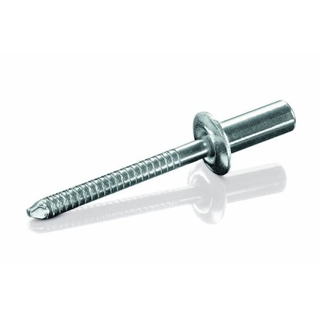 Goebel Blind Rivet, Dome Head, 1/8 in Dia., Stainless Steel Body, 1000 PK JBD-48-CE